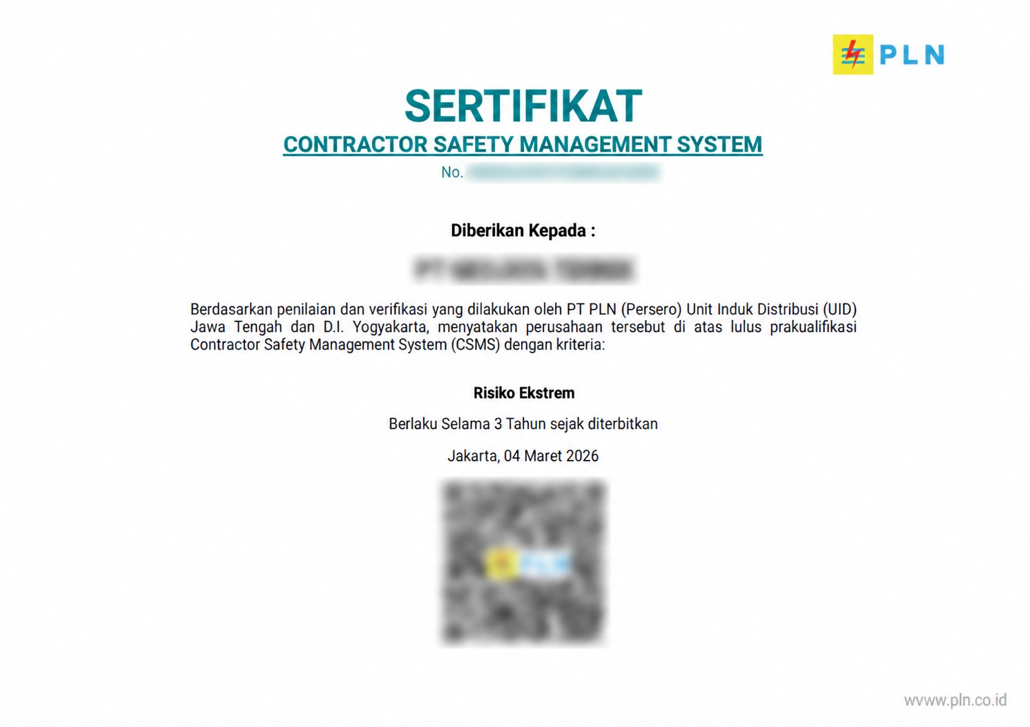 CSMS PLN Jateng & DIY
